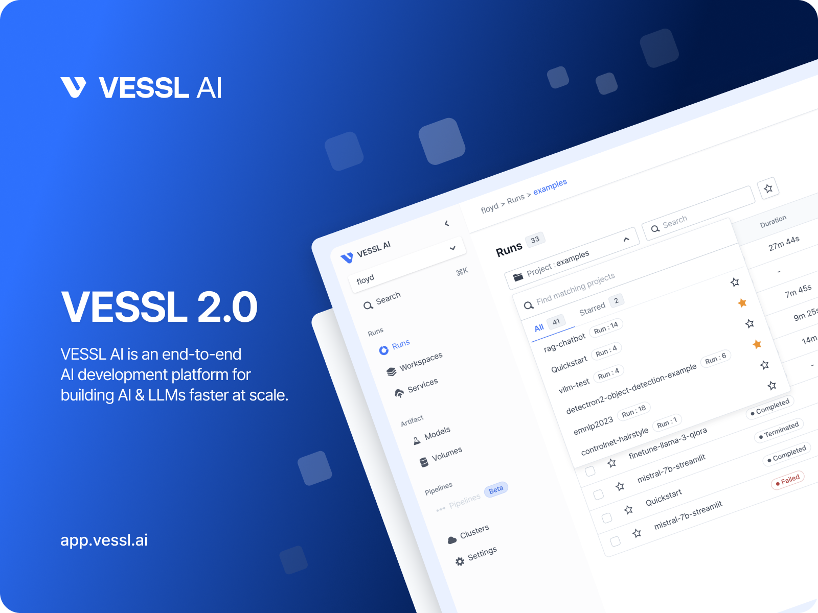 VESSL 2.0 is Here: Experience Our Sleek New Interface