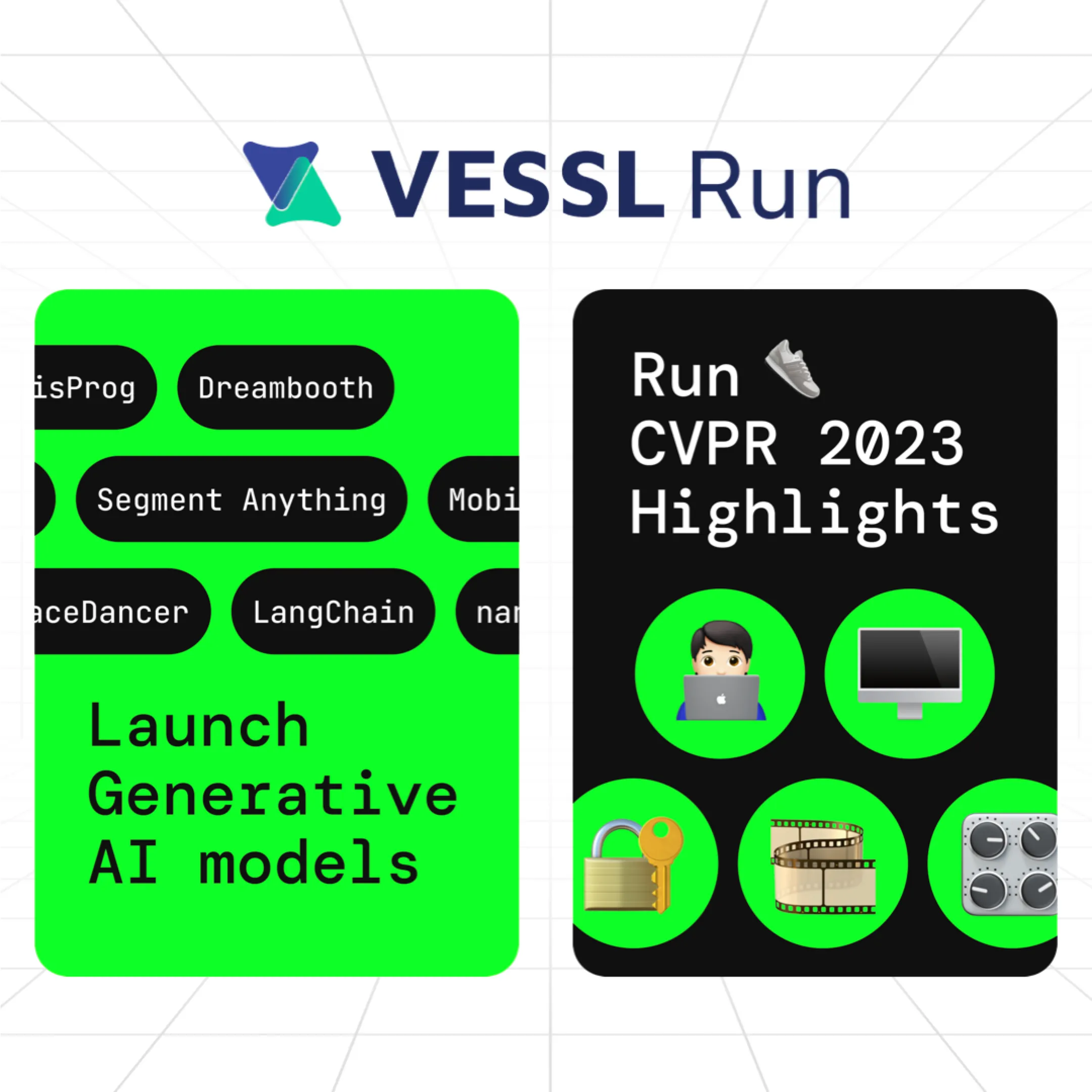 Run CVPR 2023 highlights with VESSL Run