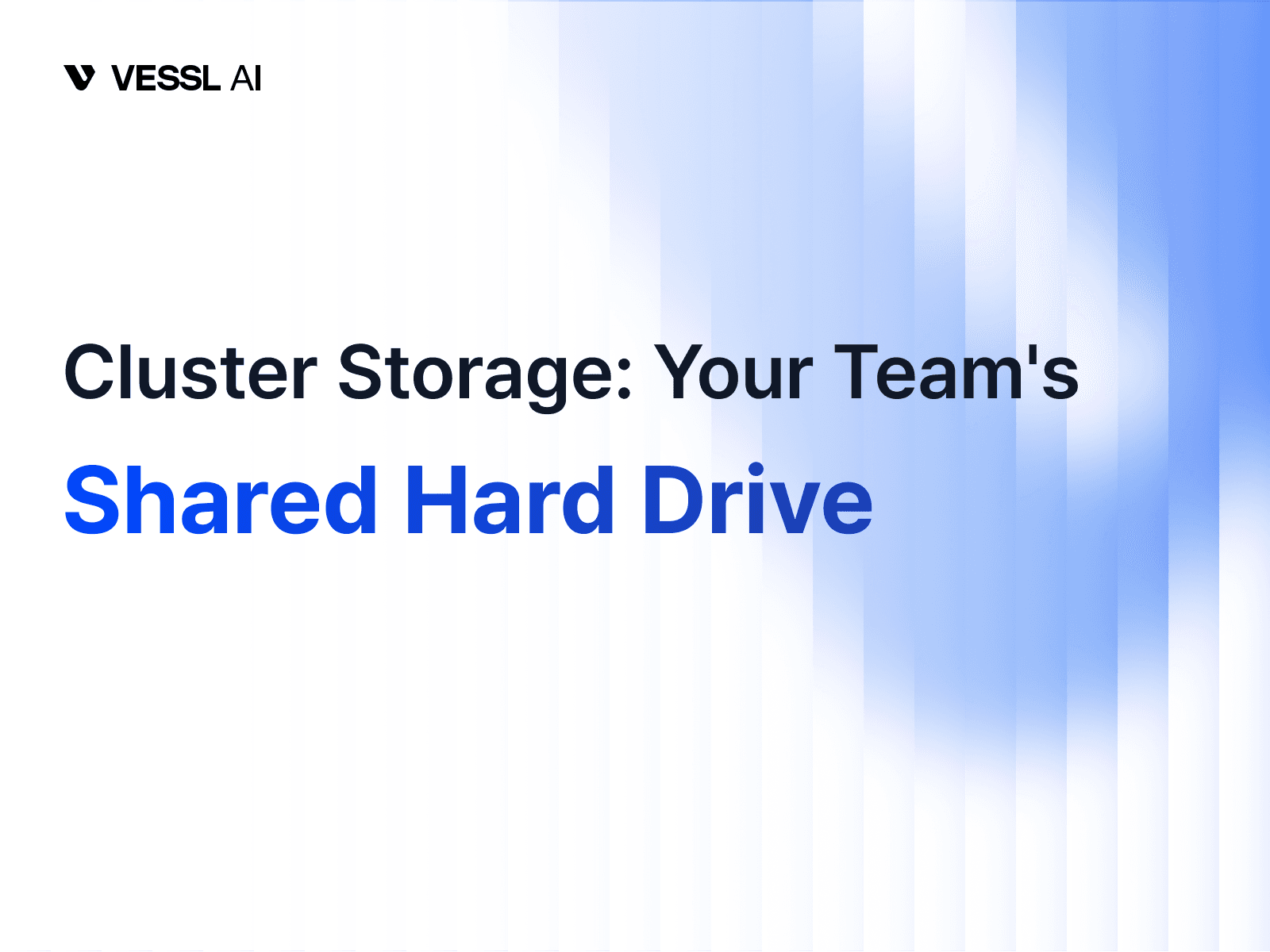 Cluster Storage: Your Team's Shared Hard Drive in the Cloud